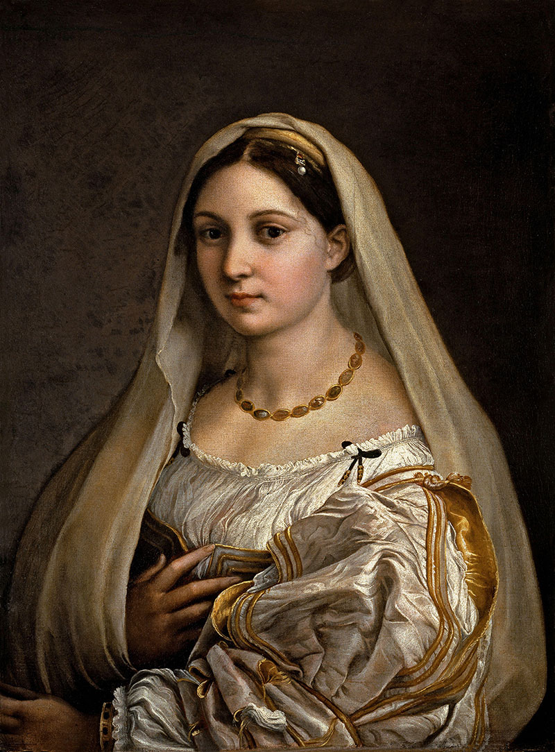 拉斐尔高清作品《The Veiled Woman, or La Donna Velata》