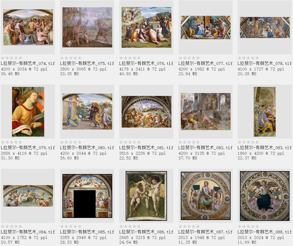 文艺复兴三杰之意大利画家拉斐尔·桑西 高清作品集