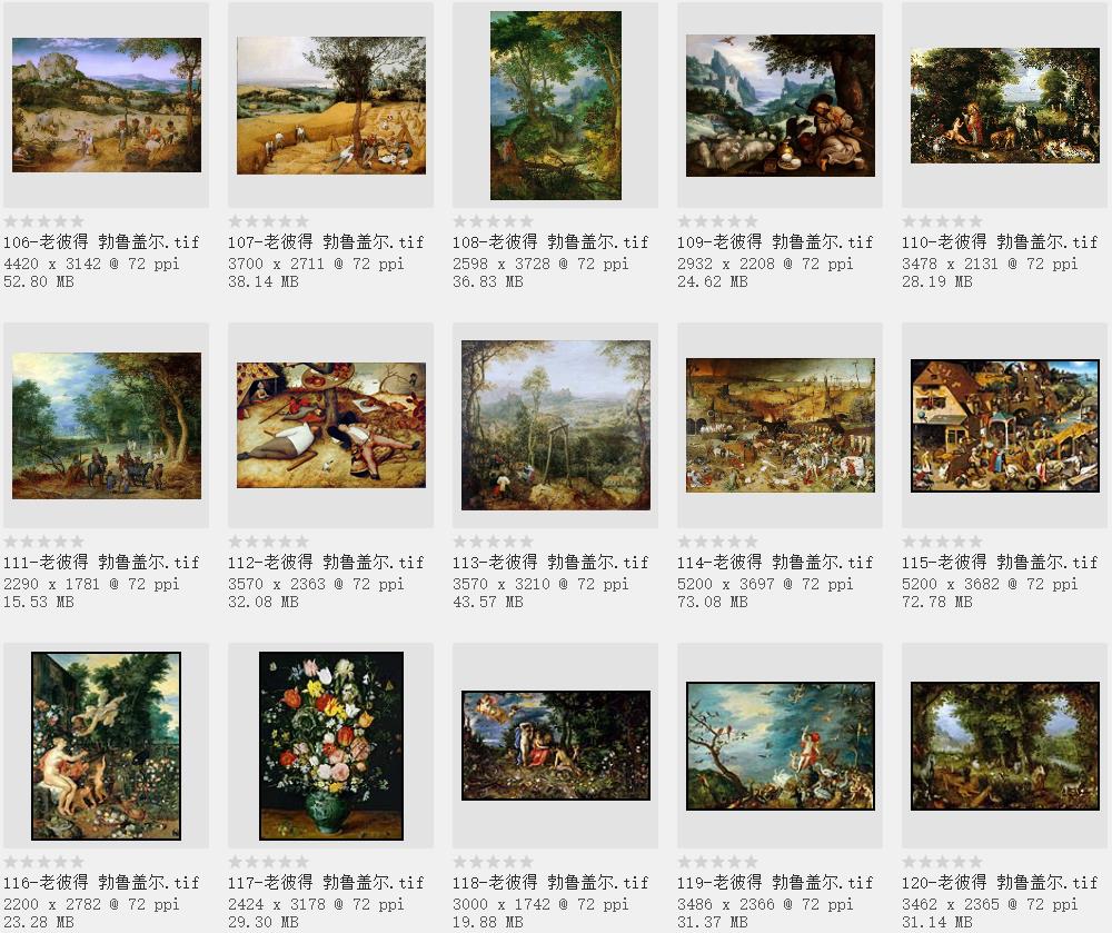 彼得·勃鲁盖尔 高清油画作品集大全