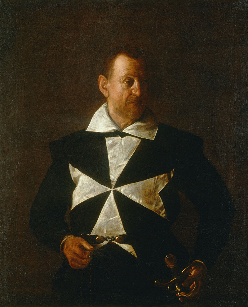 马耳他骑士像 - Portrait of Fra Antionio Martelli
1608年,肖像画,布面油画,118.5 x 95.5 cm