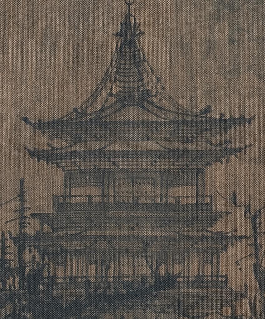 [北宋] 李成《晴峦萧寺图》