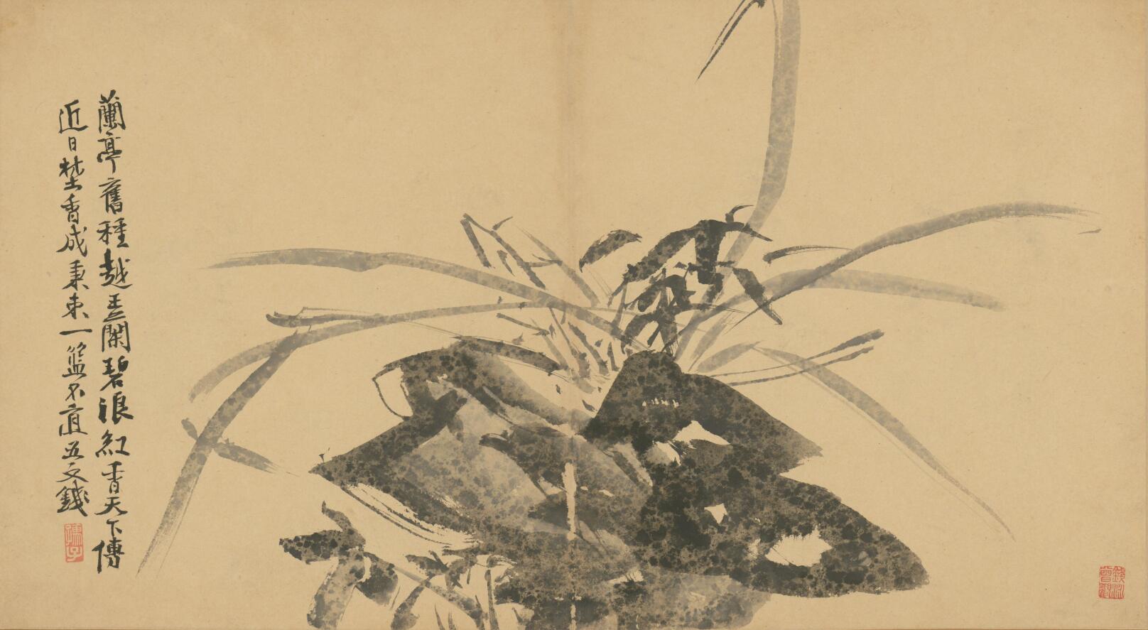 [明] 徐渭《墨花卷》