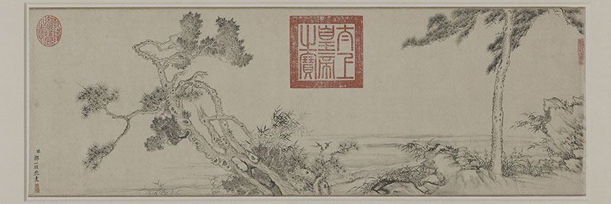 邹一桂《四君子图》
