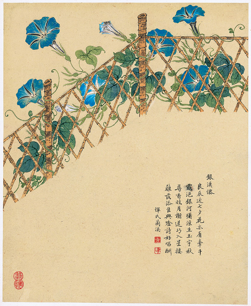 邹一桂《花卉八开-8》