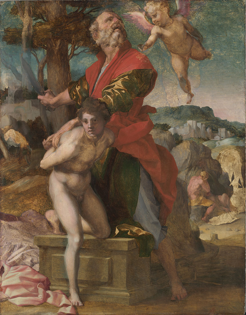 油画 | 安德烈·德尔·萨托《人民洗礼》