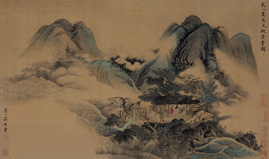 清初六大家之吴历山水国画作品8幅