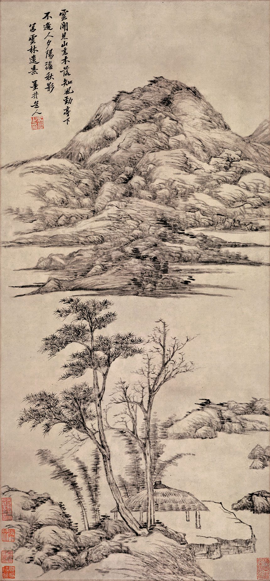 清初六大家之吴历山水国画作品8幅