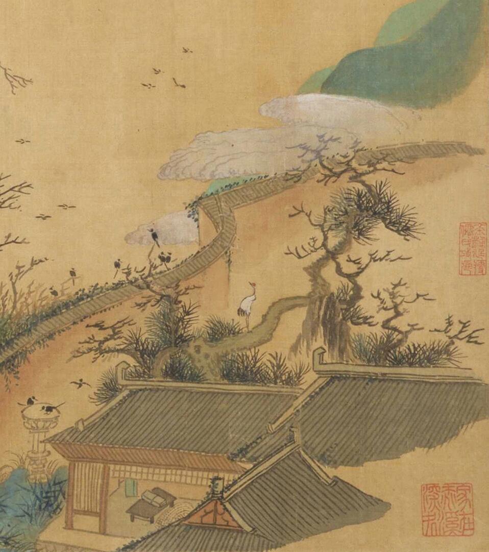 清初六大家之吴历山水国画作品8幅
