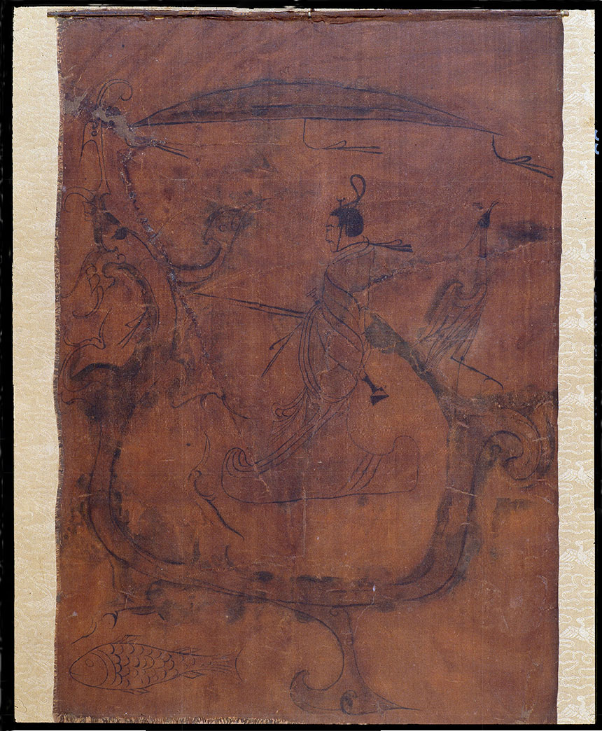 战国·佚名《人物御龙帛画》