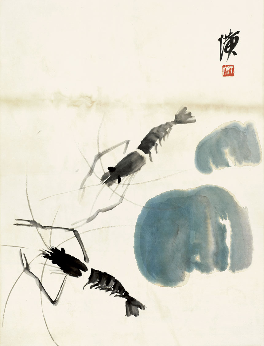 水墨画 | 齐白石《鱼虾册》超清100幅