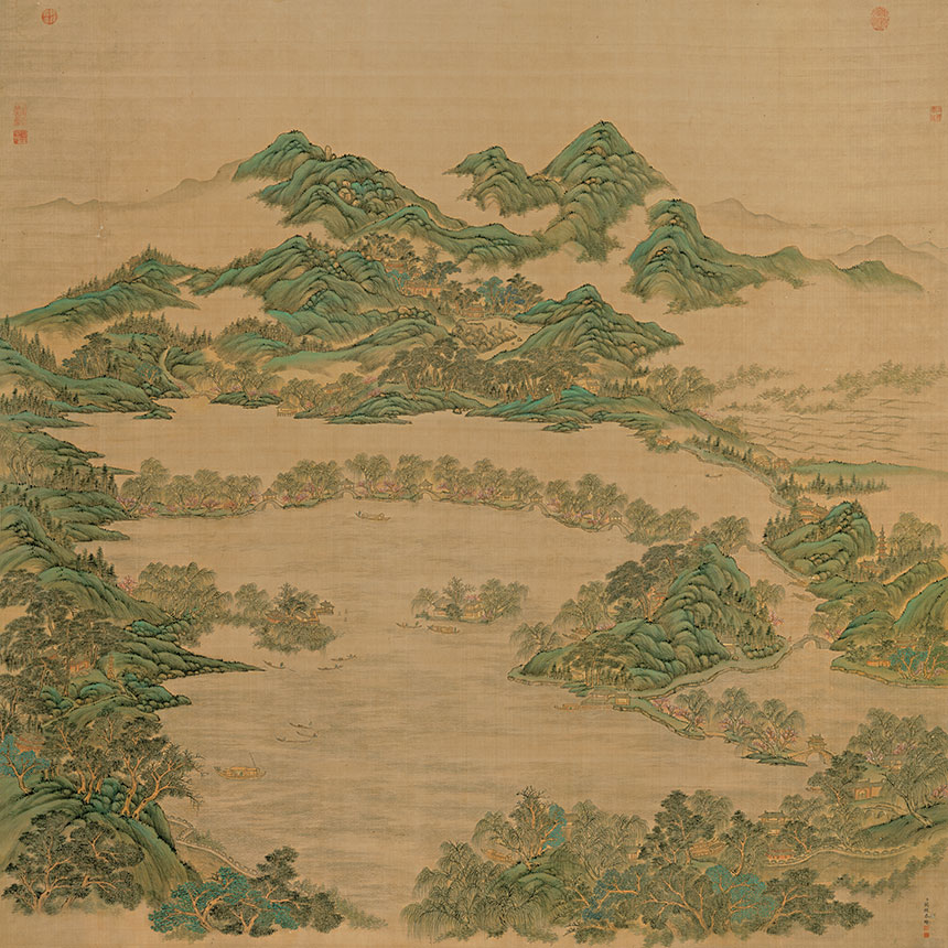 湖山神韵 | 清·关槐《西湖图》