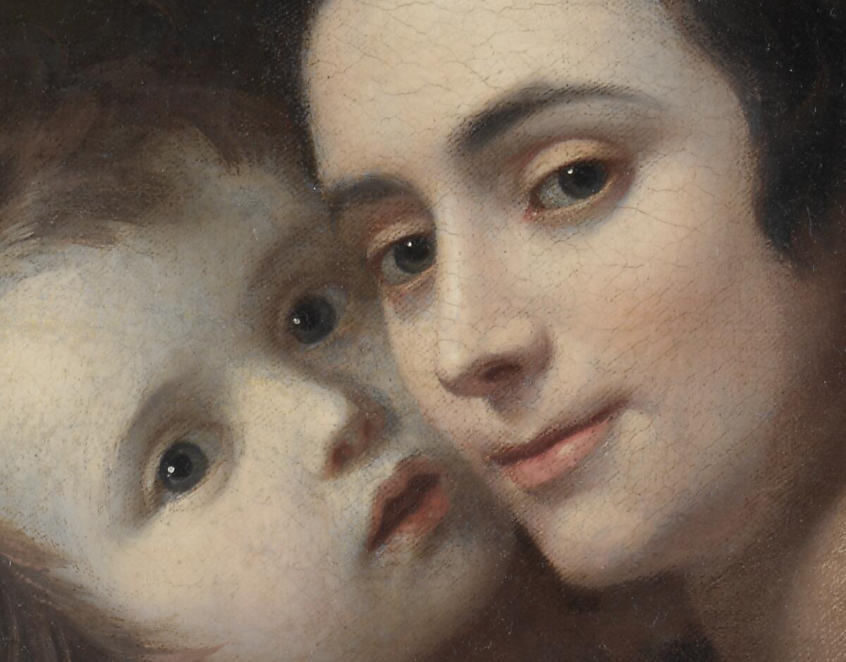 本杰明·韦斯特《Elizabeth Shewell West and Her Son, Raphael》
