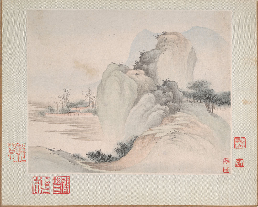 [清] 樊圻《为玉翁画山水册》

纸本 册页 设色 15.2x18.9 cm

大都会艺术博物馆藏