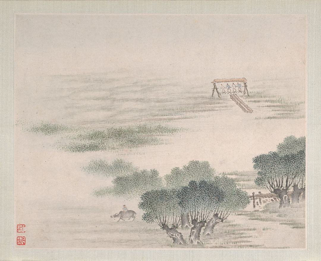 [清] 樊圻《为玉翁画山水册》

纸本 册页 设色 15.2x18.9 cm

大都会艺术博物馆藏