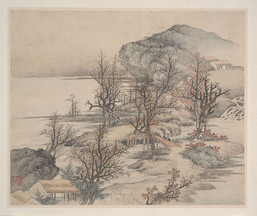 [清] 樊圻《山水册页八开》

册页 纸本 浅绛设色 16.8x20.3cm

大都会艺术博物馆藏