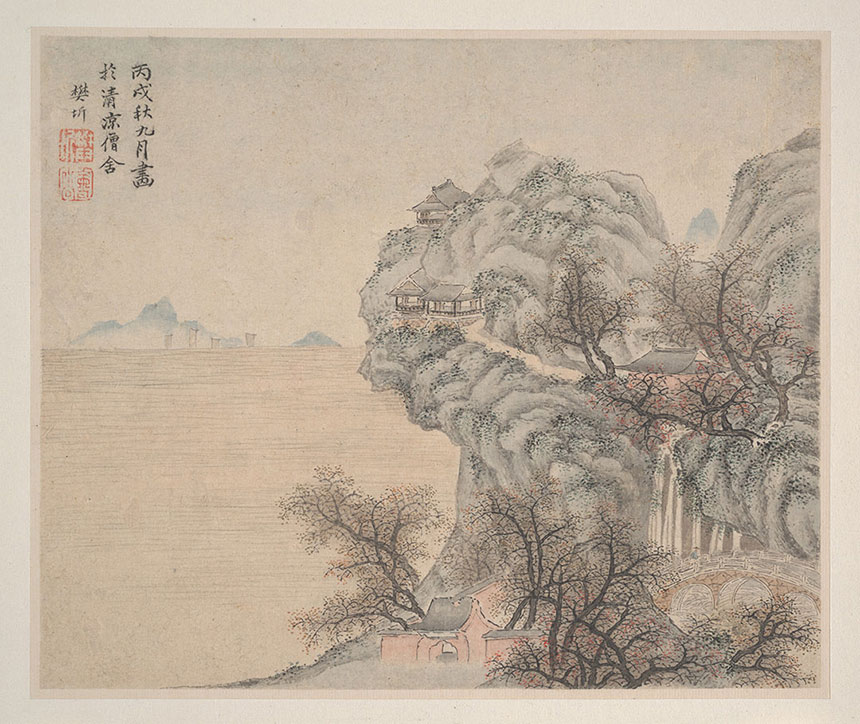 [清] 樊圻《山水册页八开》

册页 纸本 浅绛设色 16.8x20.3cm

大都会艺术博物馆藏