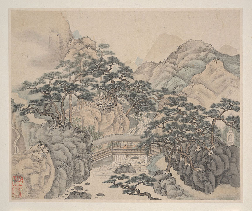 [清] 樊圻《山水册页八开》

册页 纸本 浅绛设色 16.8x20.3cm

大都会艺术博物馆藏
