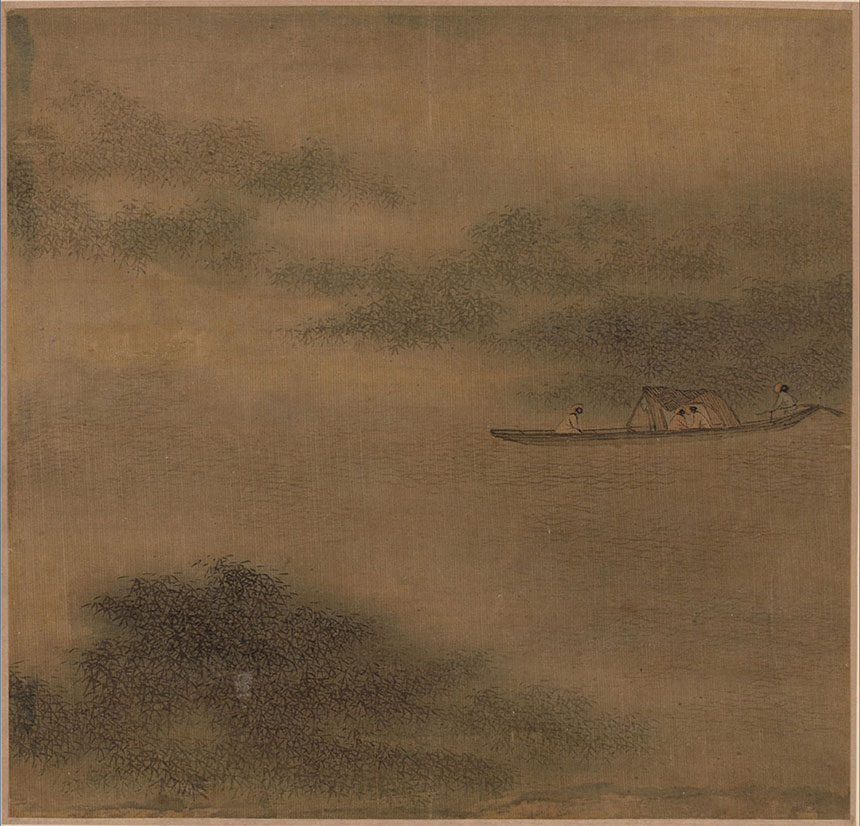 [清] 高岑《古代景观册页》