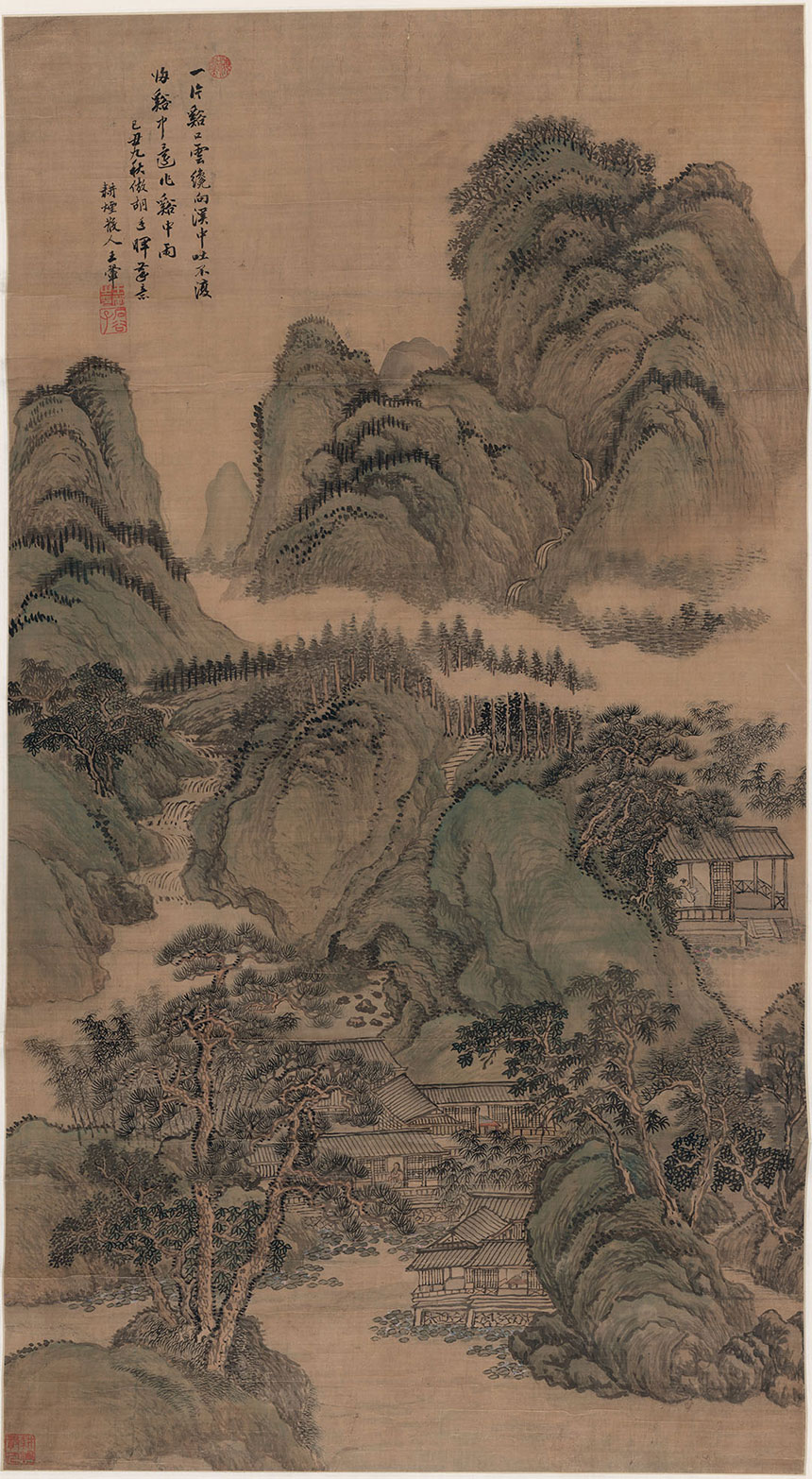 [清] 王翚《溪口白云图》

纸本 设色 96.5cmx53cm

天津博物馆藏