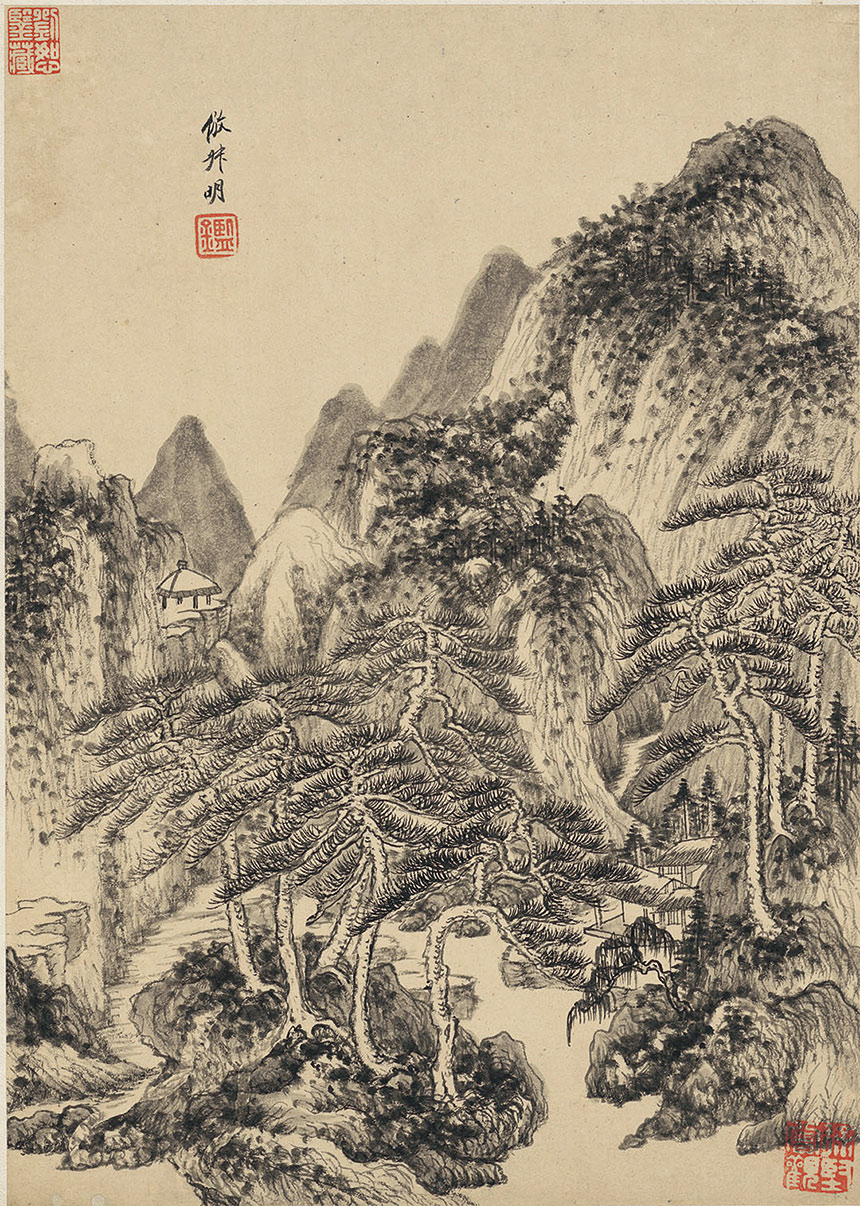 [清] 王鉴《仿古山水册20开》

纸本 设色 22x31 厘米

天津博物馆藏